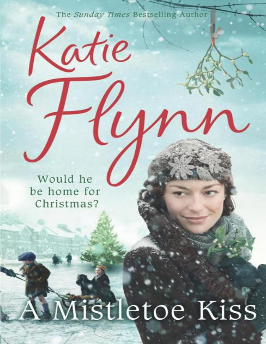 A mistletoe kiss Katie Flynn Kitap Kapağı