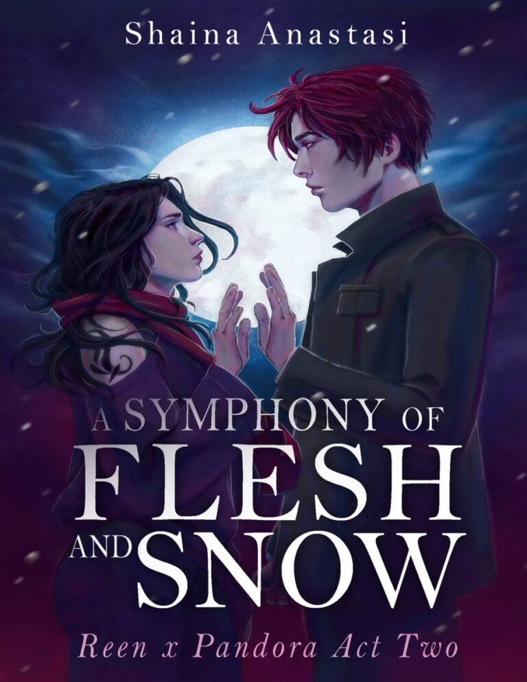 A symphony of flesh and snow Shaina anastasia Kitap Kapağı