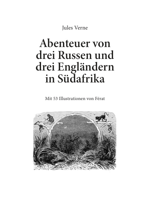 Abenteuer in Suedafrika German Edition Jules Verne Kitap Kapağı