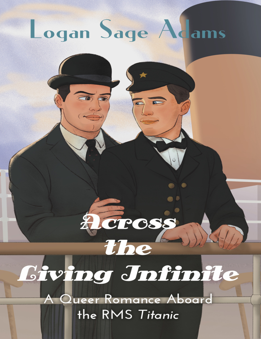 Across the living infinite Logan Sage Adams Kitap Kapağı