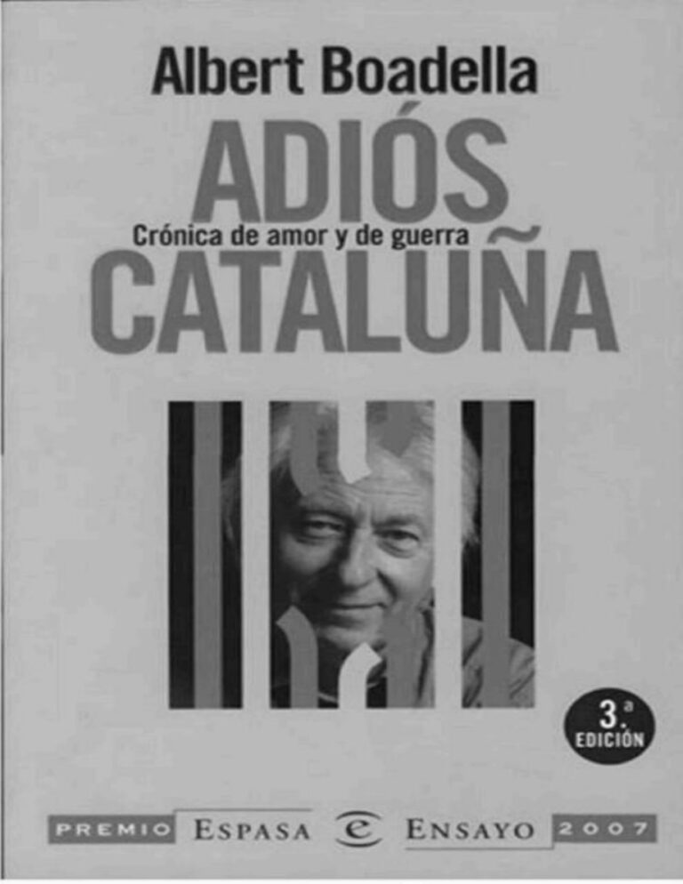 Adios Cataluna Albert Boadella Kitap Kapağı