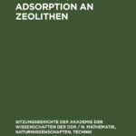Adsorption an Zeolithen German Edition Heinrich Scheel Kitap Kapağı