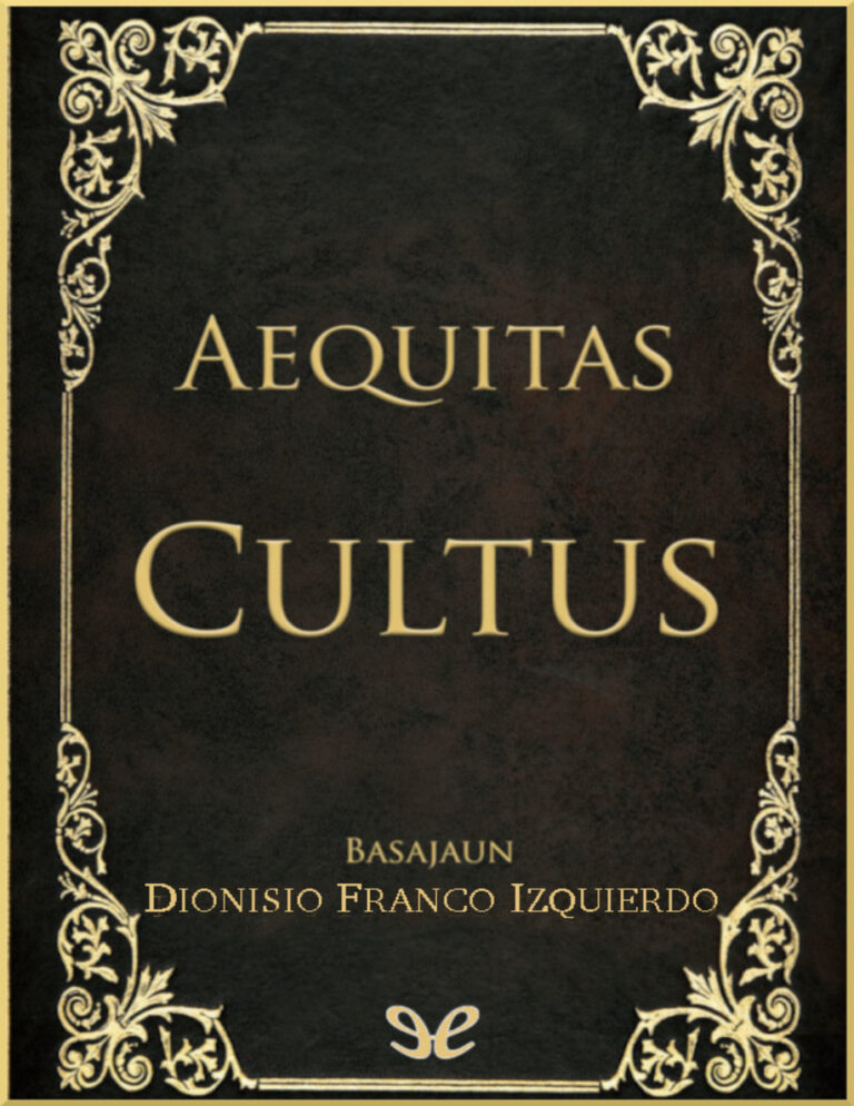Aequitas Cultus Dionisio Franco Izquierdo Kitap Kapağı