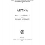 Aetna German Edition Eduard Schwartz Kitap Kapağı