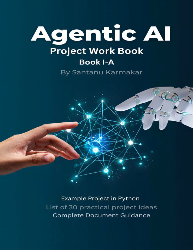 Agentic AI Project Work Book For Python Santanu Karmakar Kitap Kapağı