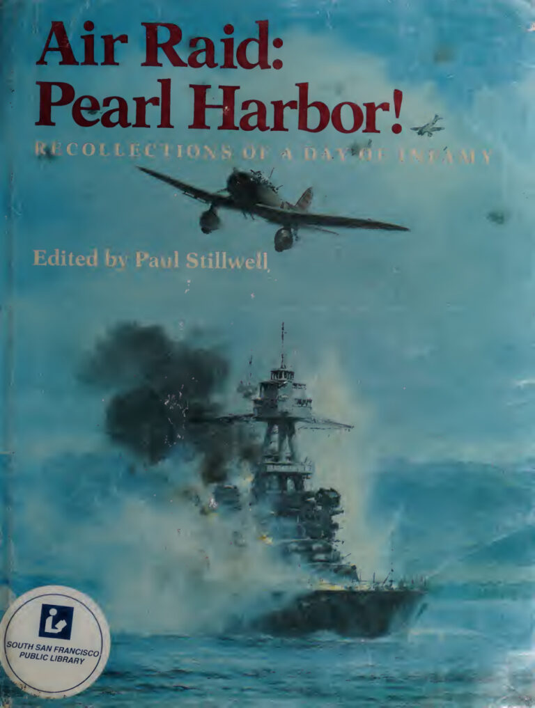 Air Raid Pearl Harbor Recollections of a Day of Infamy Paul Stillwell Kitap Kapağı