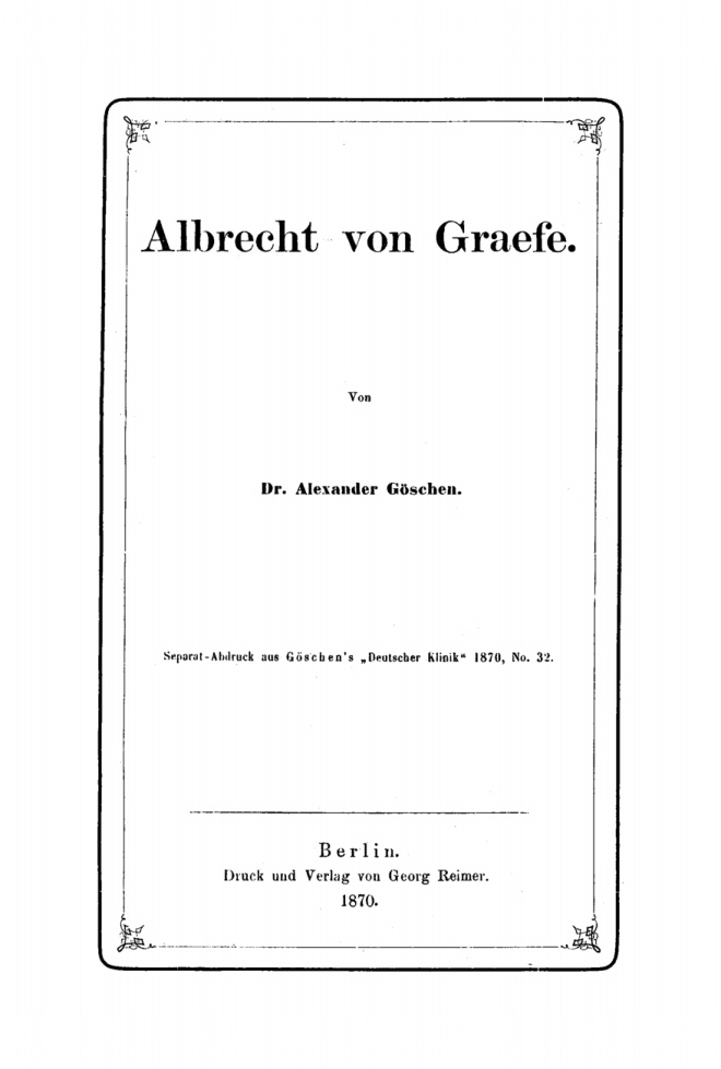 Albrecht von Graefe PDF Download