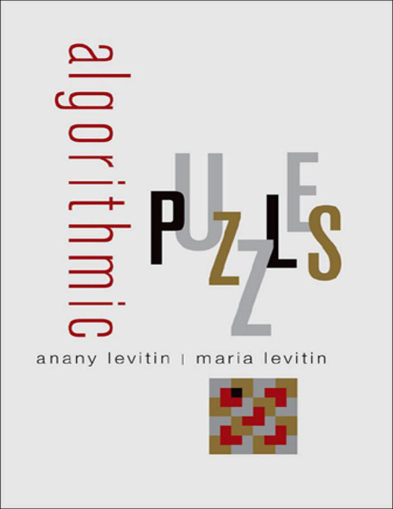Algorithmic Puzzles Maria Levitin Kitap Kapağı