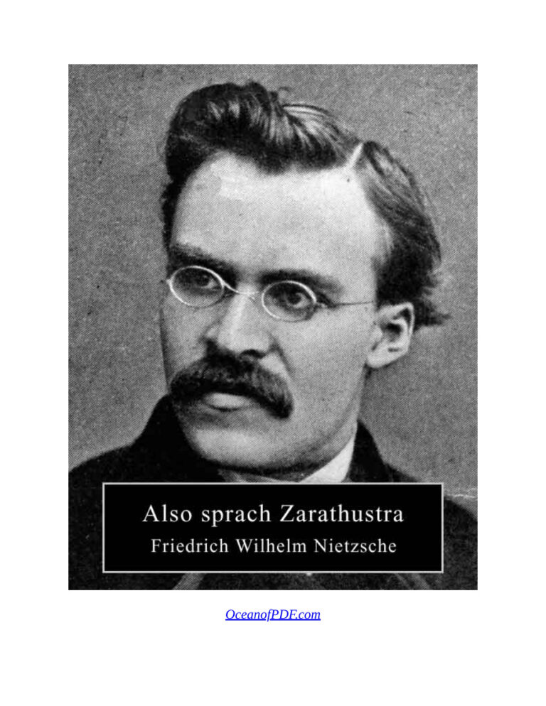 Also sprach Zarathustra Friedrich Nietzsche Kitap Kapağı