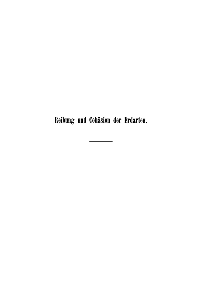 Alte und neue Versuche uber Reibung und Cohasion von Erdarten German Edition Ferdinand Loewe Kitap Kapağı