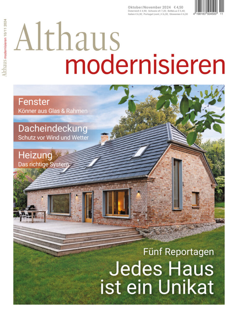 Althaus Modernisieren OktoberNovember 2024 GER Althaus Modernisieren Kitap Kapağı