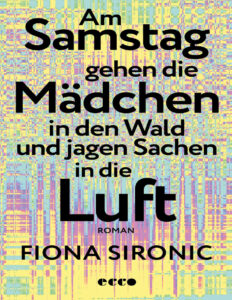 Am Samstag gehen die Madchen in den Wald und jagen Sachen in die Luft German Edition Fiona Sironic Kitap Kapağı