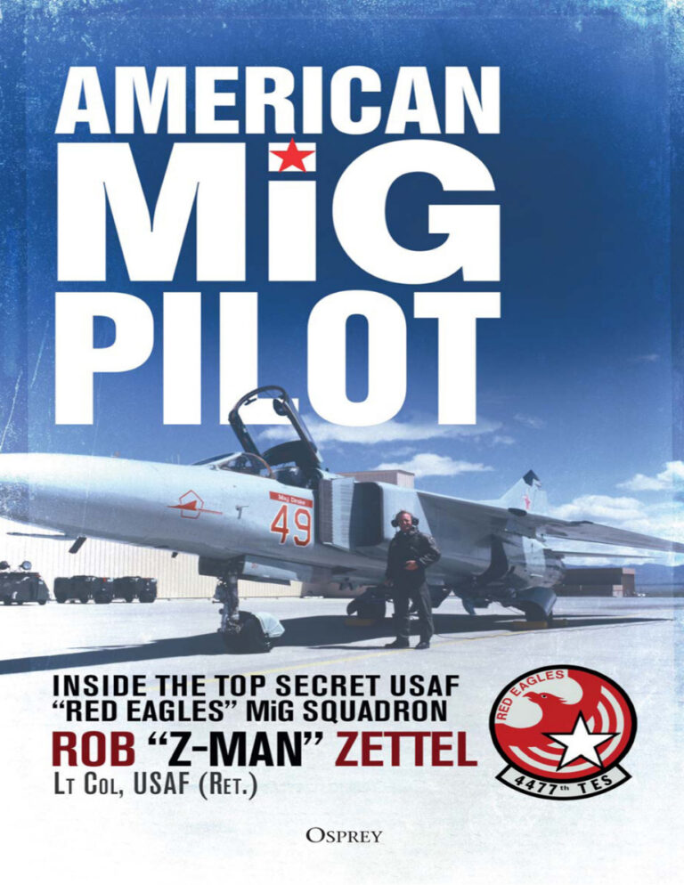 American MiG Pilot Rob Zettel Kitap Kapağı