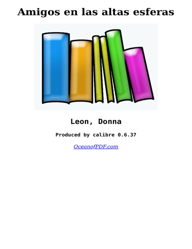 Amigos en las altas esferas Donna Leon Kitap Kapağı