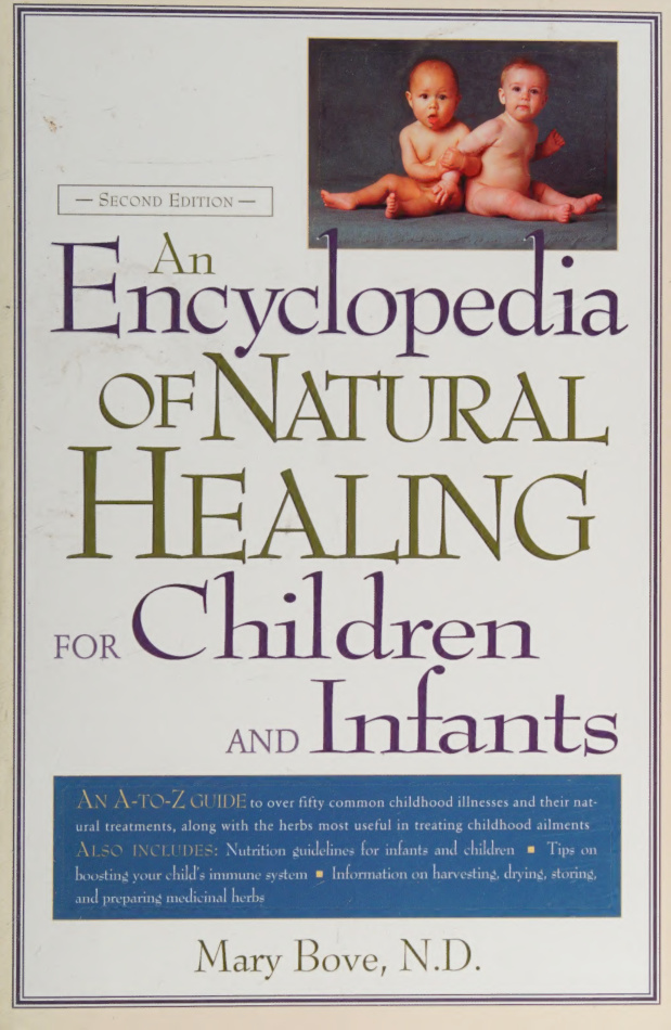 An Encyclopedia of Natural Healing for Childre and Infants MARY BOVE Kitap Kapağı