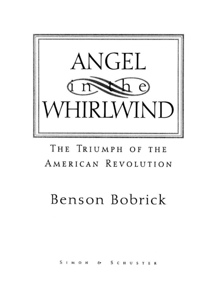 Angel in the Whirlwind Benson Bobrick Kitap Kapağı