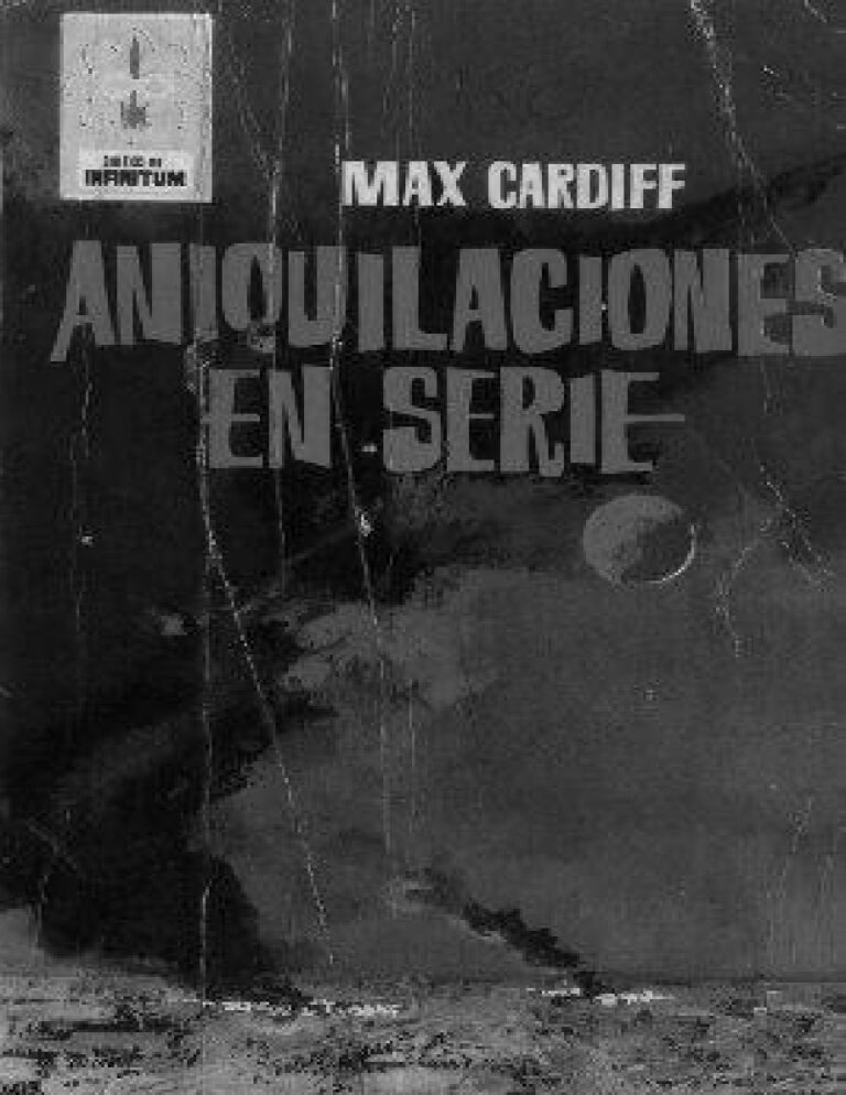 Aniquilaciones en serie Max Cardiff Kitap Kapağı