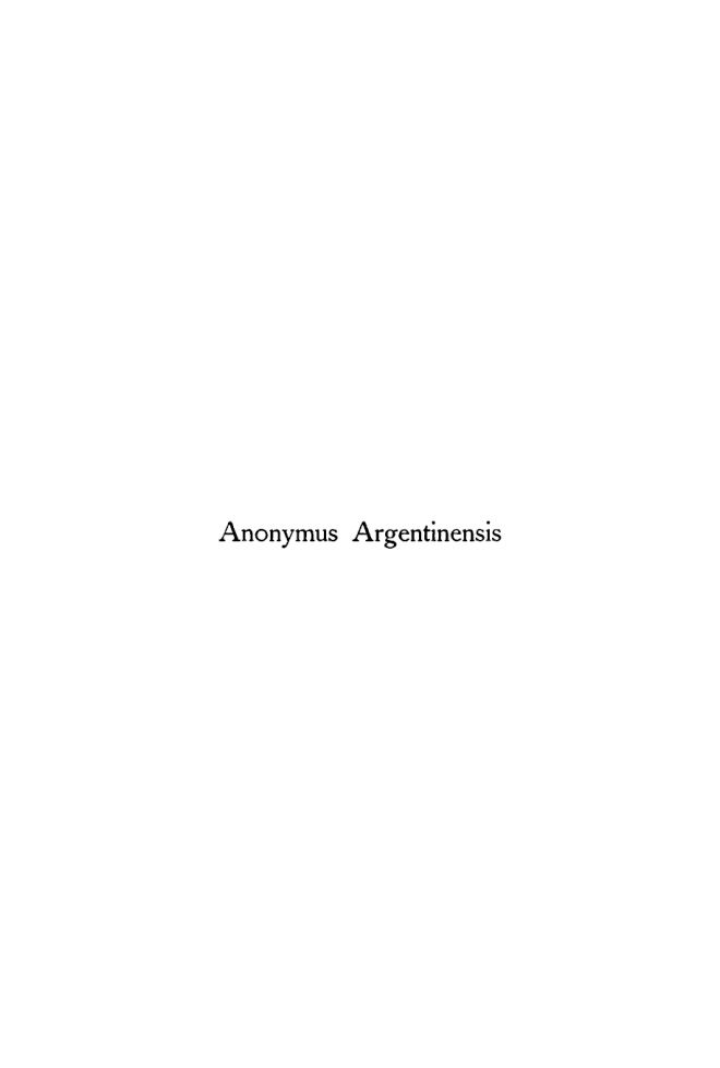 Anonymus Argentinensis German Edition Bruno Keil Kitap Kapağı