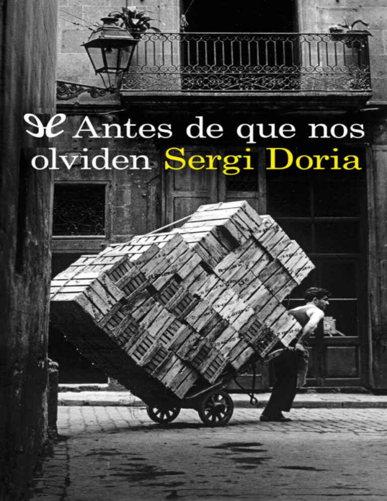 Antes de que nos olviden Sergi Doria Kitap Kapağı