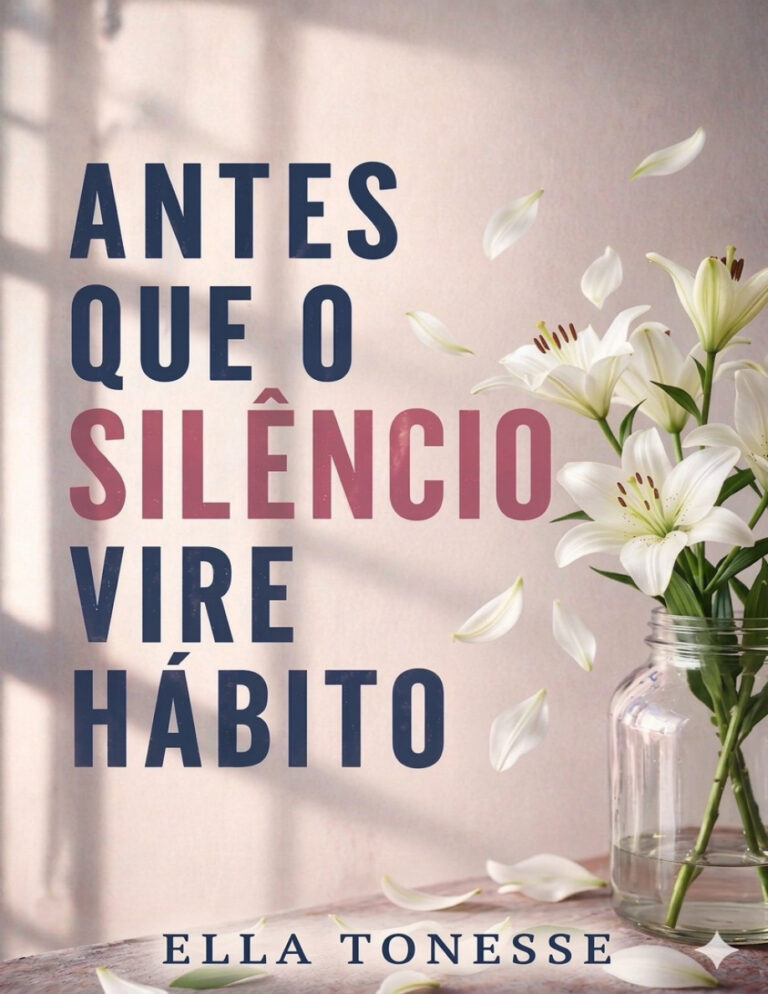 Antes que o silencio vire habito Ella Tonesse Kitap Kapağı