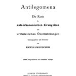 Antilegomena German Edition Erwin Preuschen Kitap Kapağı