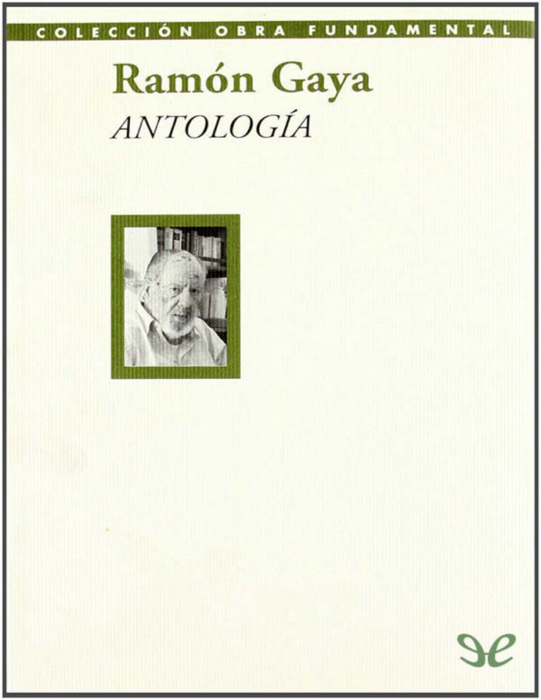 Antologia Spanish Edition Ramon Gaya Kitap Kapağı