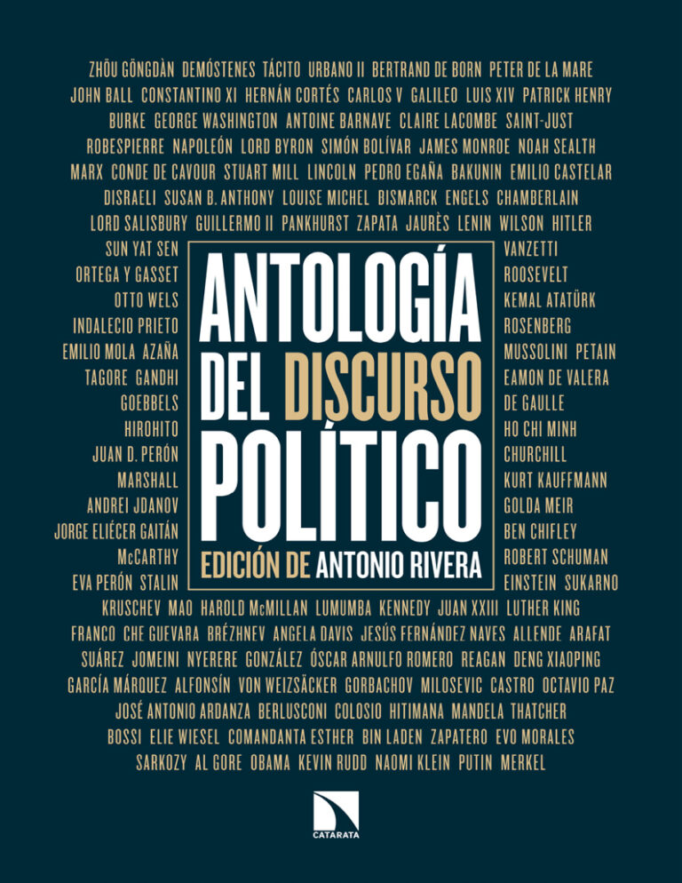 Antologia del discurso politico Spanish Edition Antonio Rivera Kitap Kapağı