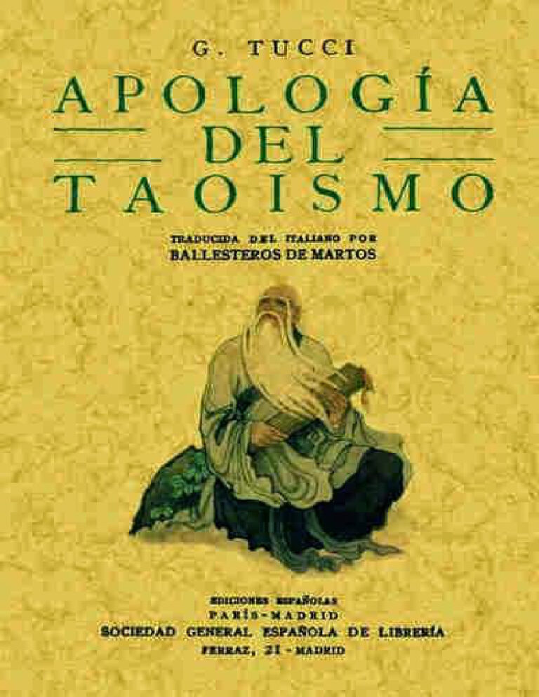 Apologia del taoismo Spanish Edition Giusseppe Tucci Kitap Kapağı