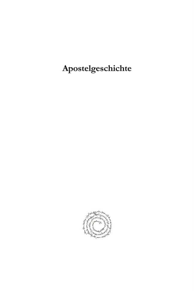 Apostelgeschichte German Edition Bernhard Weiss Kitap Kapağı
