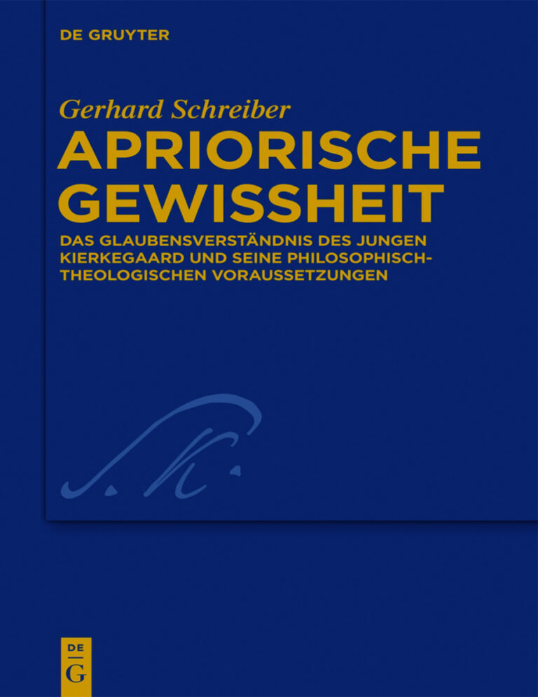 Apriorische Gewissheit German Edition Gerhard Schreiber Kitap Kapağı