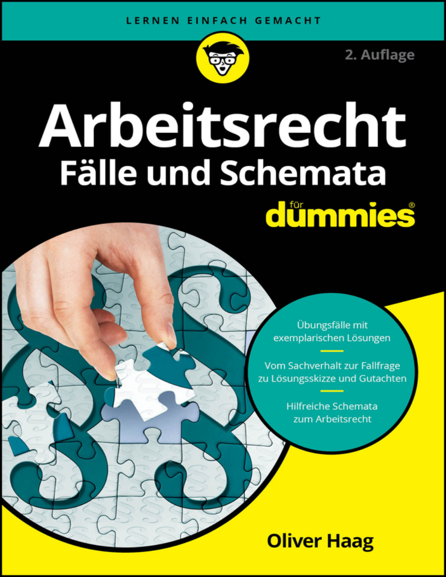 Arbeitsrecht: Fälle und Schemata für Dummies PDF Download