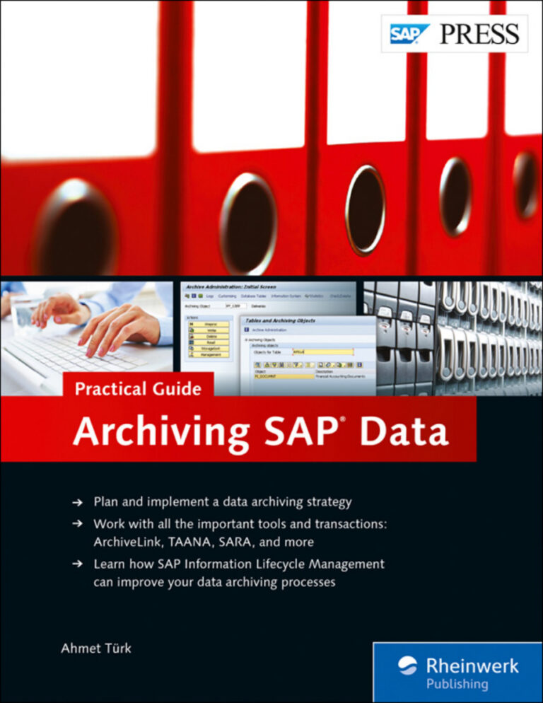 Archiving SAP Data Practical Guide Ahmet Turk Kitap Kapağı