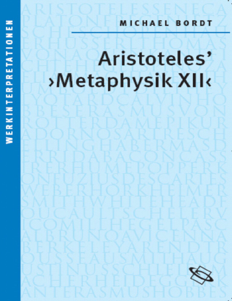 Aristoteles Metaphysik XII German Edition Michael Bordt Kitap Kapağı