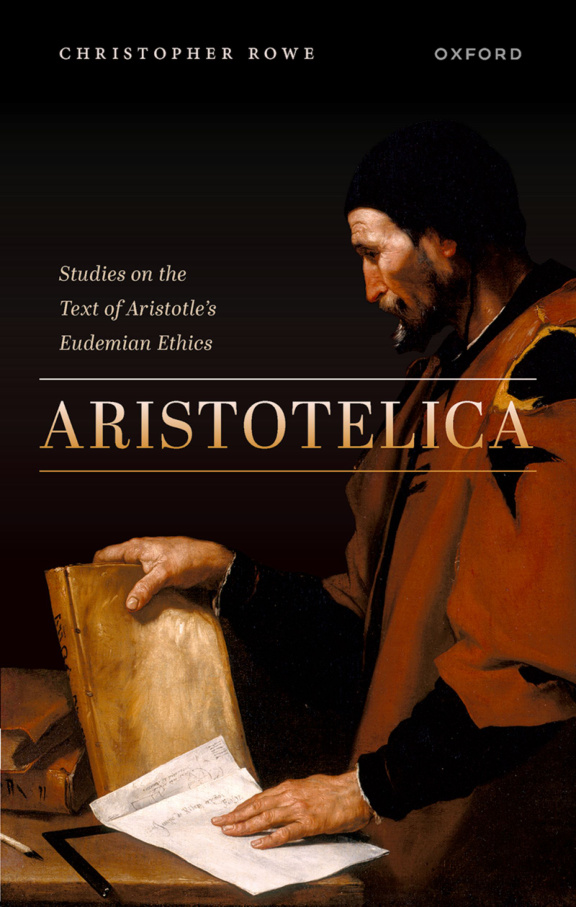 Aristotelica Eudemian Ethics Christopher Rowe Kitap Kapağı