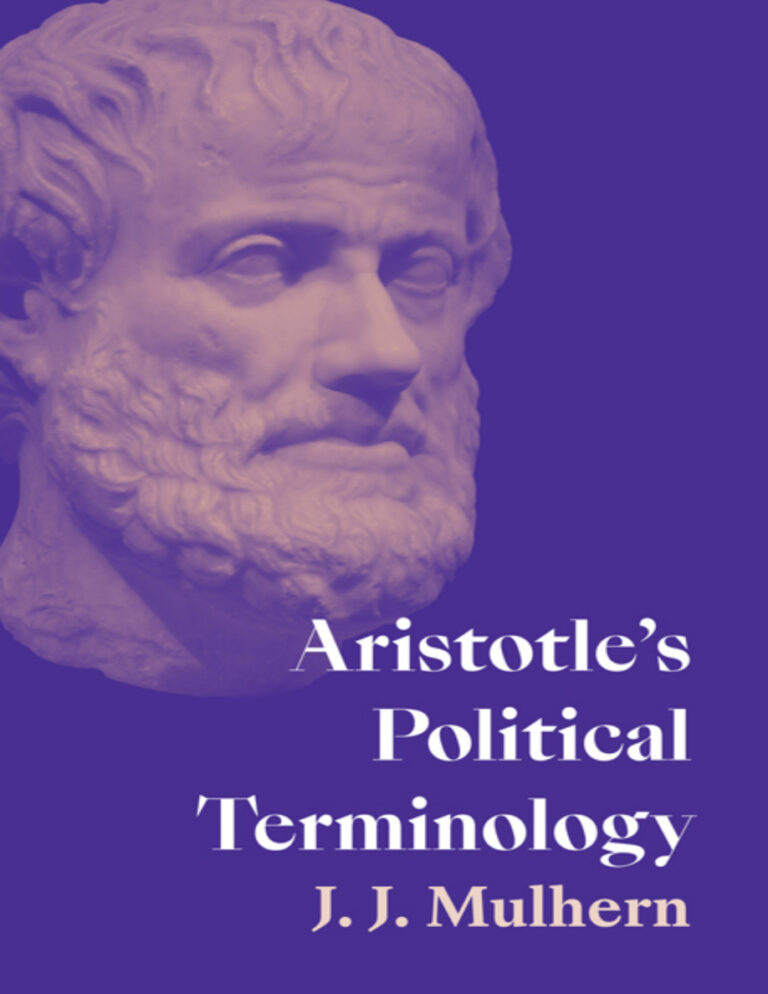 Aristotles Political Terminology J J Mulhern Kitap Kapağı