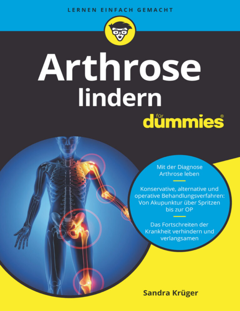 Arthrose lindern fur Dummies German Edition Sandra Kruger Kitap Kapağı