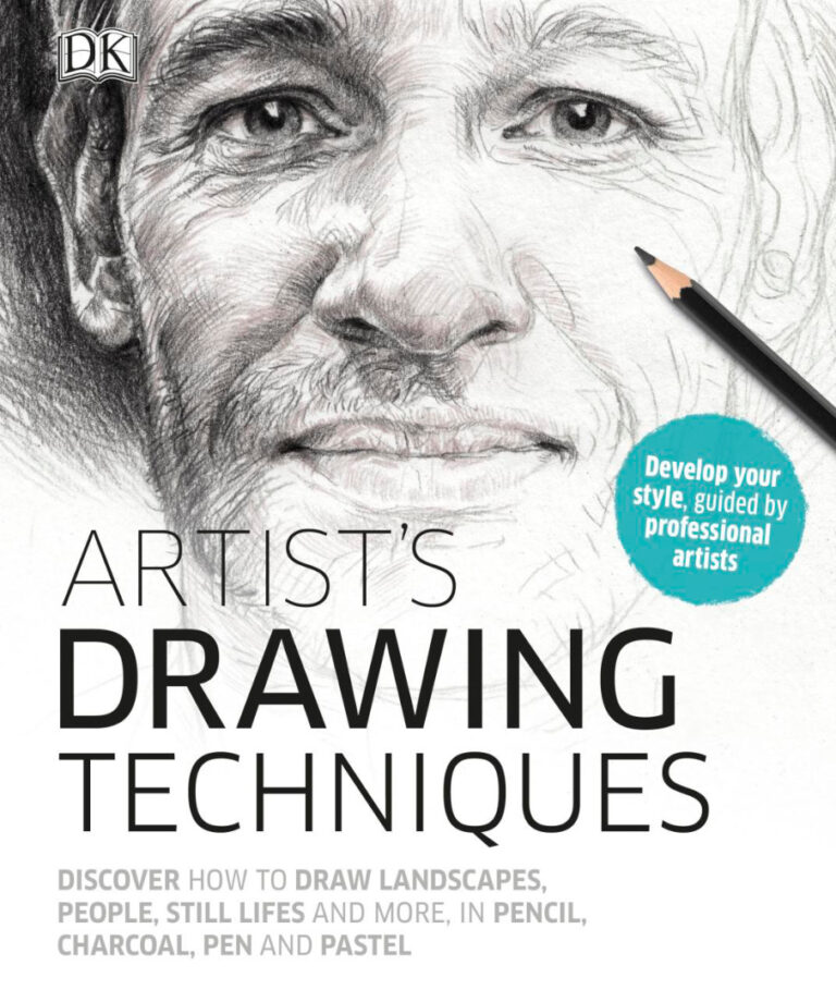 Artists Drawing Techniques DK Kitap Kapağı