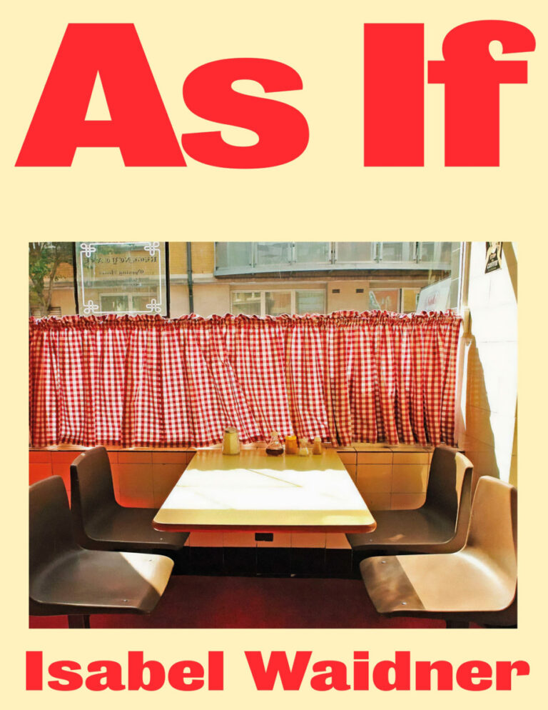 As If Isabel Waidner Kitap Kapağı