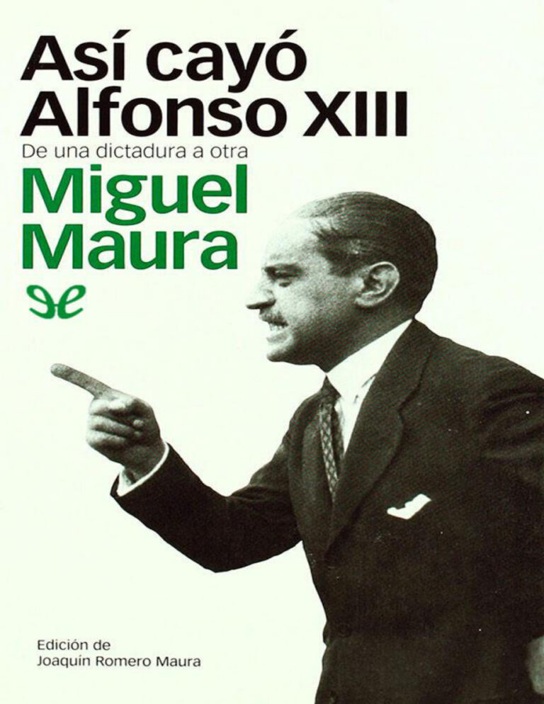 Asi cayo Alfonso XIII Spanish Edition Miguel Maura Kitap Kapağı