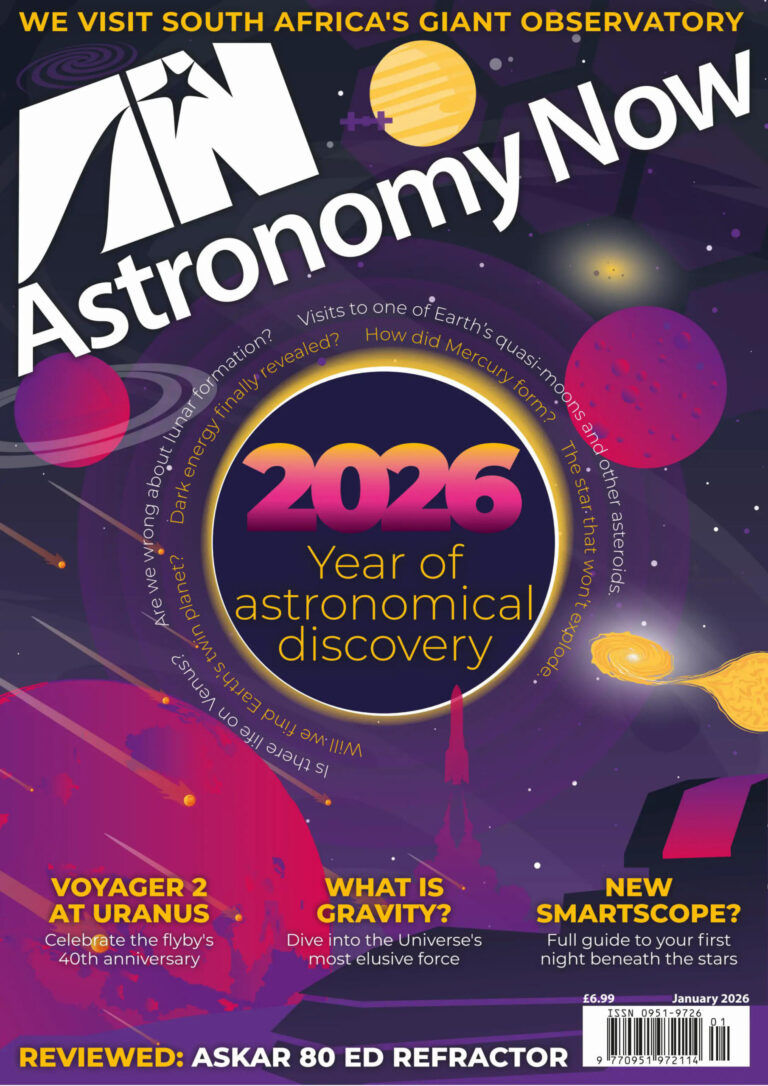 Astronomy Now January 2026 Astronomy Now Kitap Kapağı