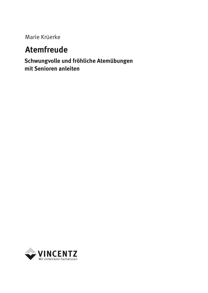 Atemfreude German Edition Marie Kruerke Kitap Kapağı