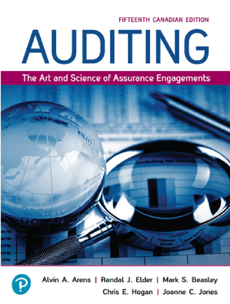 Auditing The Art and Science of Assurance Engagements Canadian 15th Edition Arens Kitap Kapağı