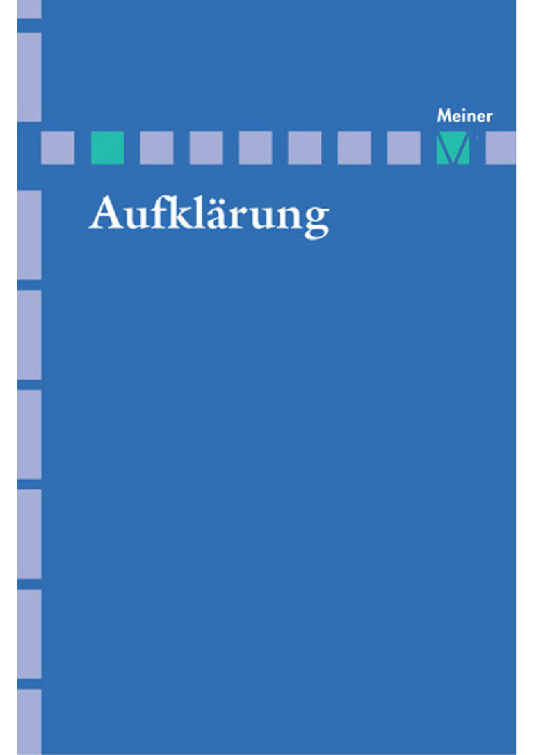 Aufklarung Band 1 German Edition Karl Eibl Kitap Kapağı