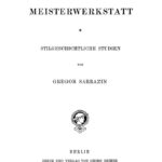 Aus Shakespeares Meisterwerkstatt German Edition Gregor Sarrazin Kitap Kapağı