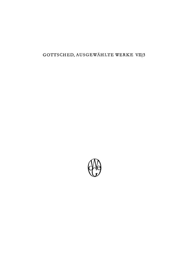 Ausgewahlte Werke Band 73 German Edition Johann Christoph Gottsched Kitap Kapağı
