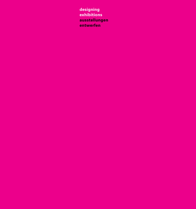 Ausstellungen entwerfen Designing Exhibitions German Edition Aurelia Bertron Kitap Kapağı