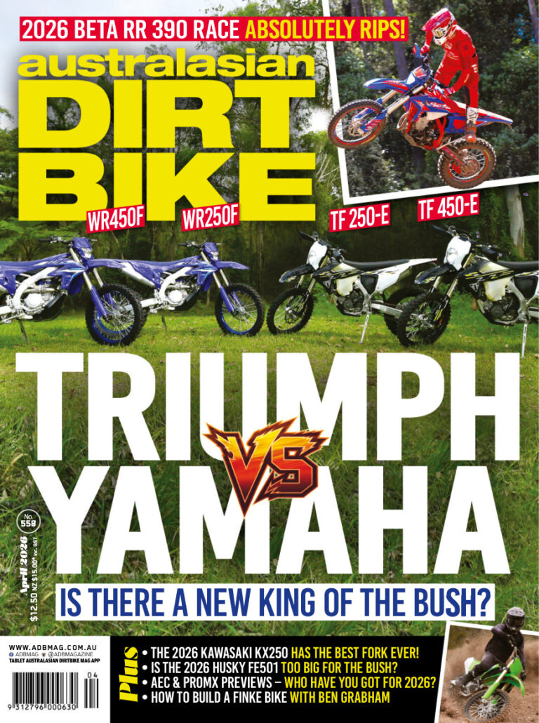 Australasian Dirt Bike Magazine Issue 558 April 2026 Australasian Dirt Bike Magazine Kitap Kapağı