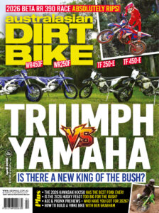 Australasian Dirt Bike Magazine Issue 558 April 2026 Australasian Dirt Bike Magazine Kitap Kapağı