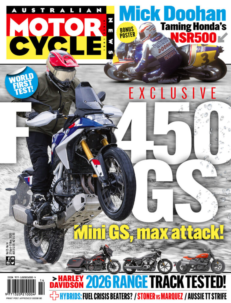 Australian Motorcycle News Vol75 No14 27 April17 May 2026 Australian Motorcycle News Kitap Kapağı