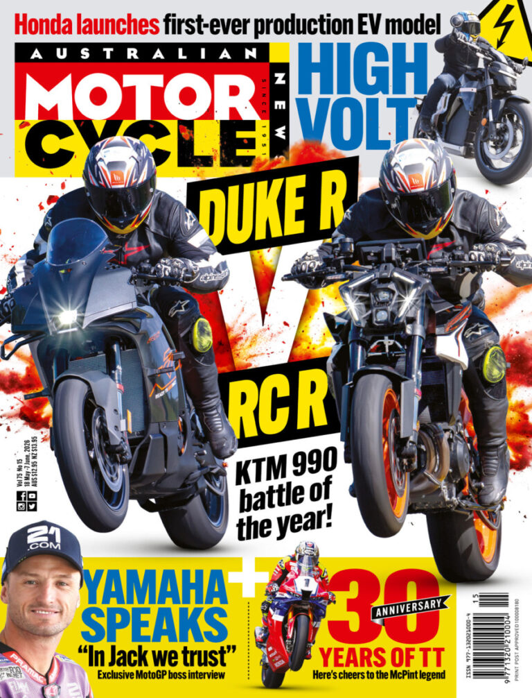Australian Motorcycle News Vol 75 No15 18 May07 June 2026 Australian Motorcycle News Kitap Kapağı